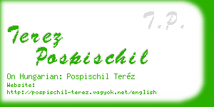 terez pospischil business card